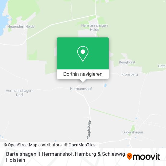 Bartelshagen II Hermannshof Karte