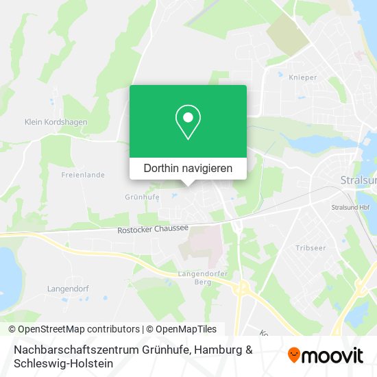 Nachbarschaftszentrum Grünhufe Karte