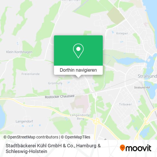 Stadtbäckerei Kühl GmbH & Co. Karte