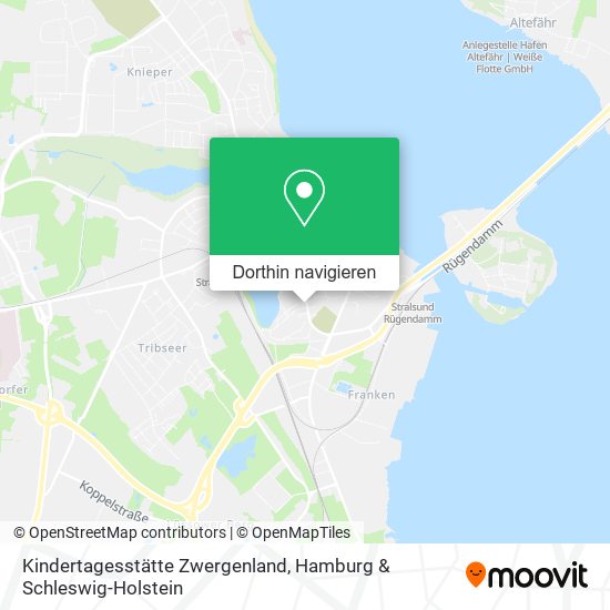 Kindertagesstätte Zwergenland Karte