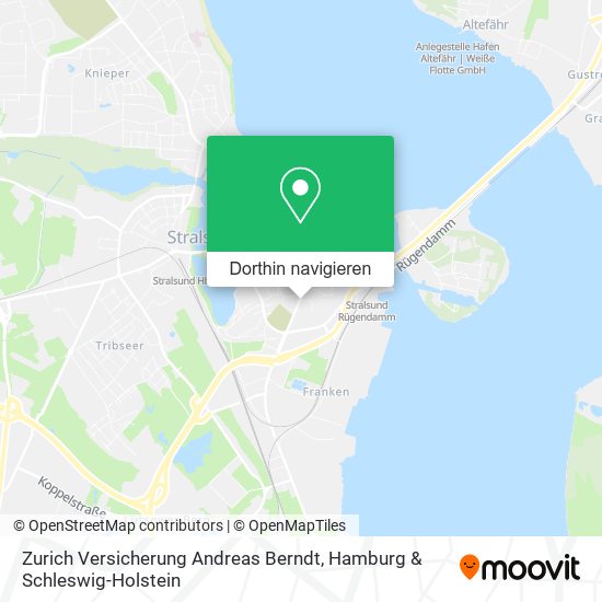 Zurich Versicherung Andreas Berndt Karte