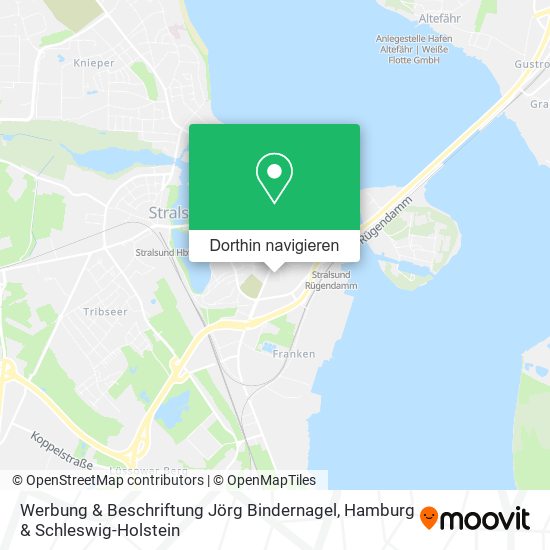 Werbung & Beschriftung Jörg Bindernagel Karte