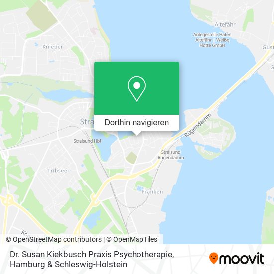 Dr. Susan Kiekbusch Praxis Psychotherapie Karte