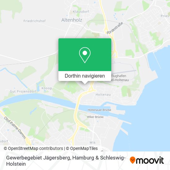 Gewerbegebiet Jägersberg Karte