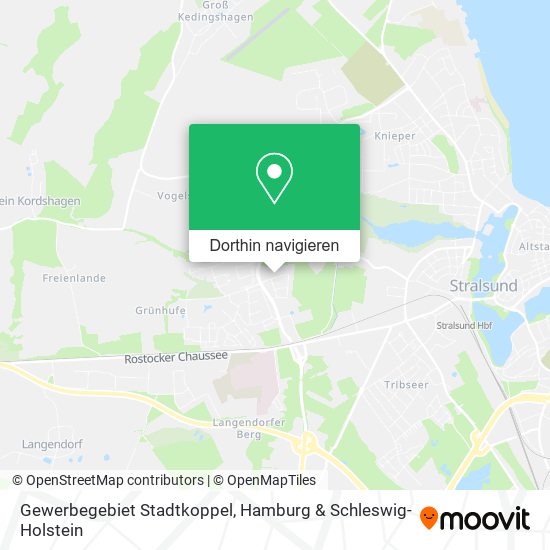 Gewerbegebiet Stadtkoppel Karte