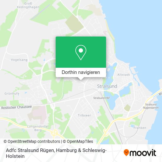 Adfc Stralsund Rügen Karte