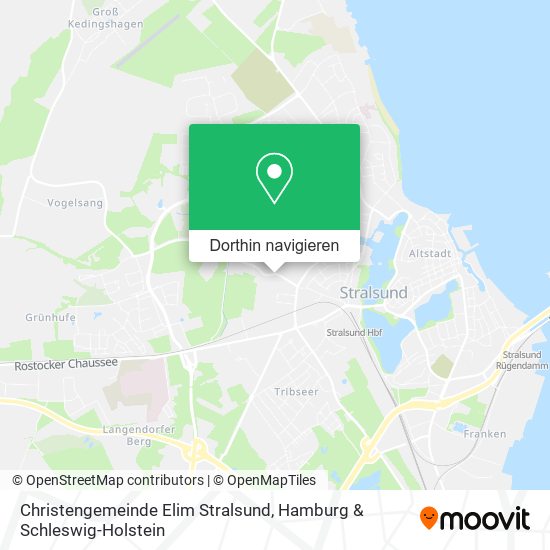 Christengemeinde Elim Stralsund Karte