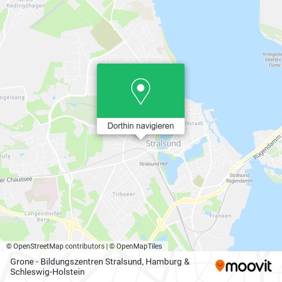 Grone - Bildungszentren Stralsund Karte