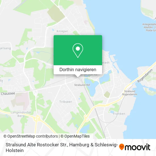 Stralsund Alte Rostocker Str. Karte