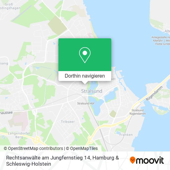 Rechtsanwälte am Jungfernstieg 14 Karte