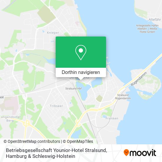 Betriebsgesellschaft Younior-Hotel Stralsund Karte