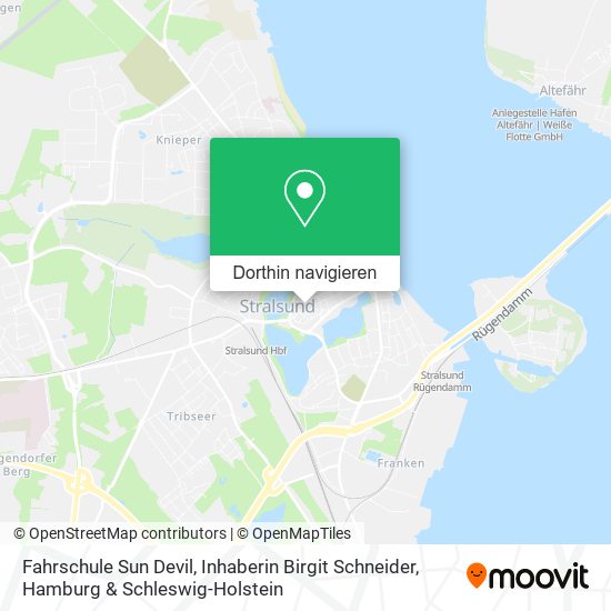 Fahrschule Sun Devil, Inhaberin Birgit Schneider Karte