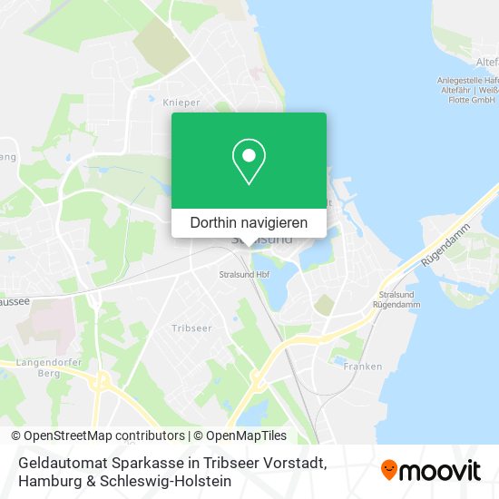 Geldautomat Sparkasse in Tribseer Vorstadt Karte