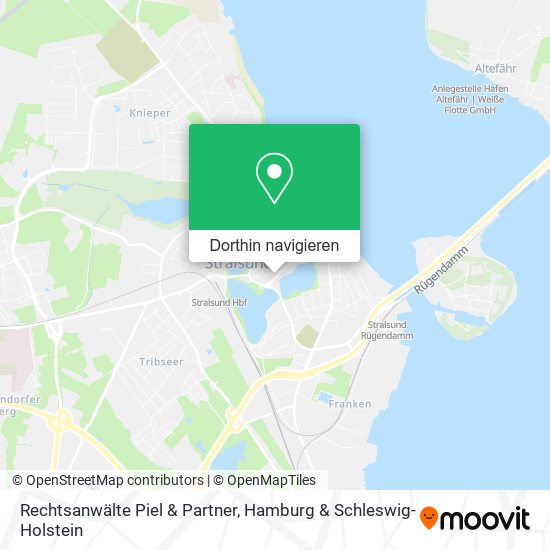 Rechtsanwälte Piel & Partner Karte