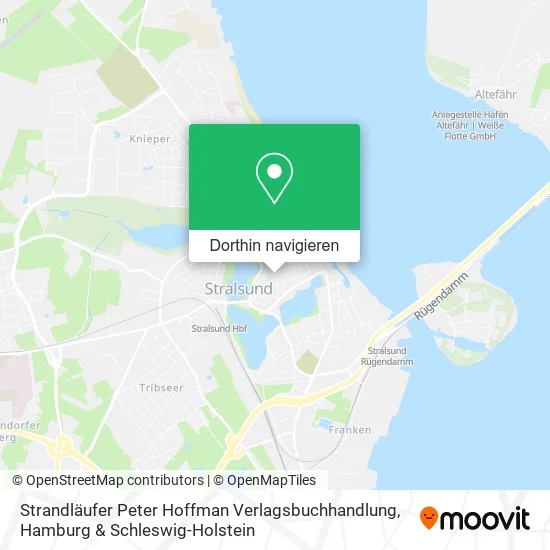 Strandläufer Peter Hoffman Verlagsbuchhandlung Karte