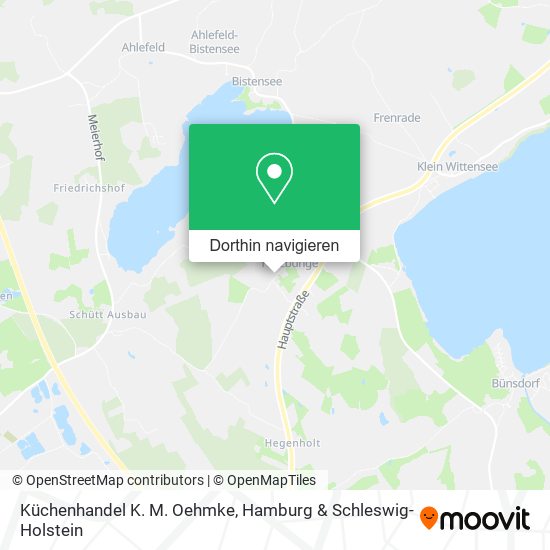 Küchenhandel K. M. Oehmke Karte