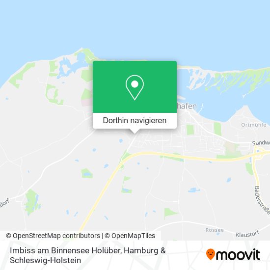 Imbiss am Binnensee Holüber Karte