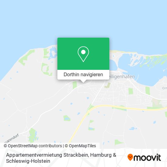 Appartementvermietung Strackbein Karte