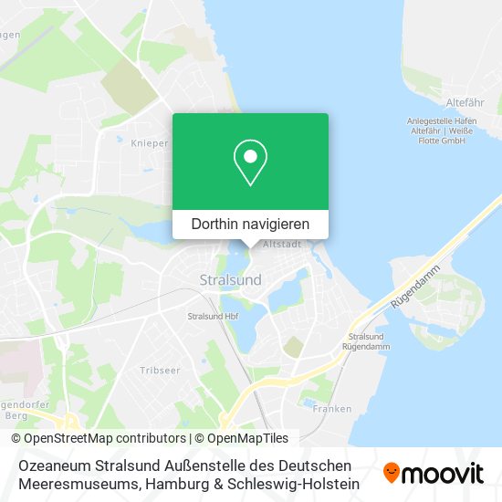 Ozeaneum Stralsund Außenstelle des Deutschen Meeresmuseums Karte