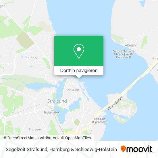 Segelzeit Stralsund Karte