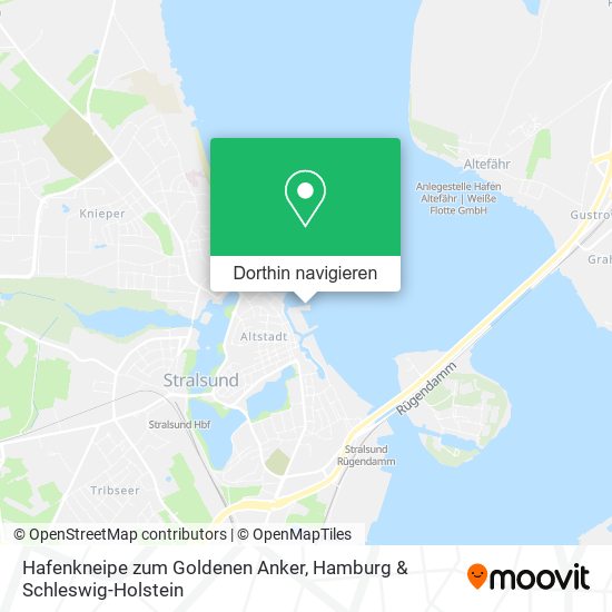 Hafenkneipe zum Goldenen Anker Karte