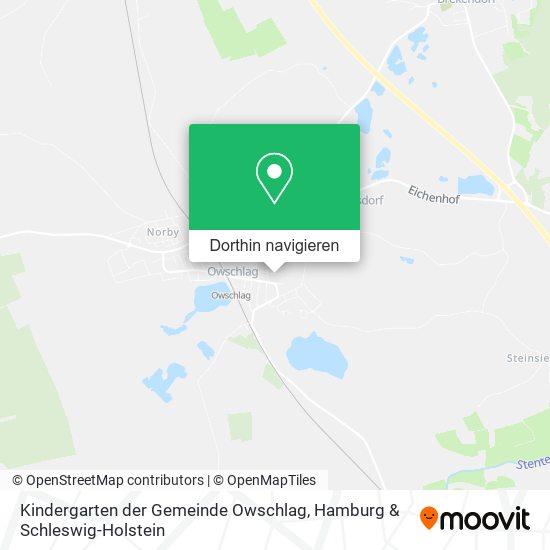 Kindergarten der Gemeinde Owschlag Karte