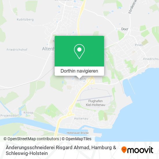 Änderungsschneiderei Risgard Ahmad Karte