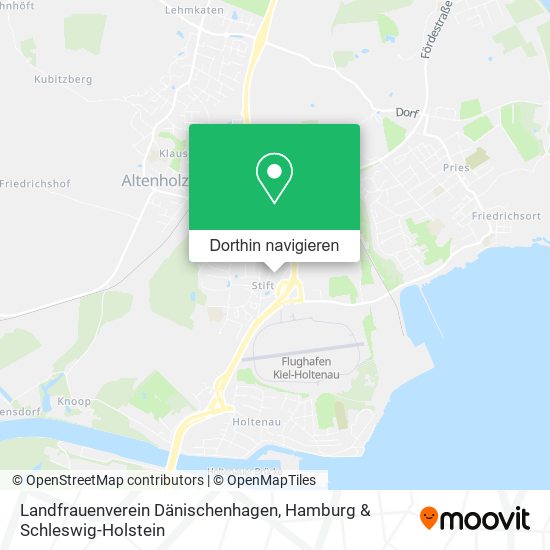 Landfrauenverein Dänischenhagen Karte