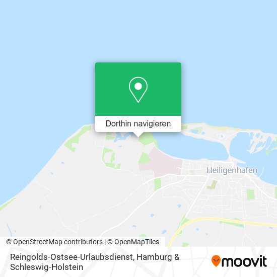Reingolds-Ostsee-Urlaubsdienst Karte