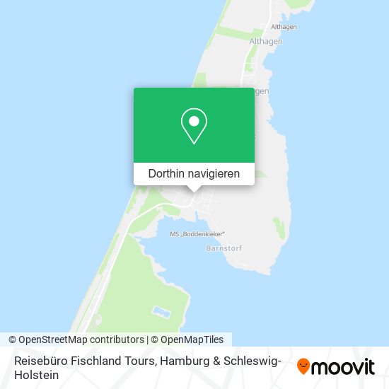 Reisebüro Fischland Tours Karte
