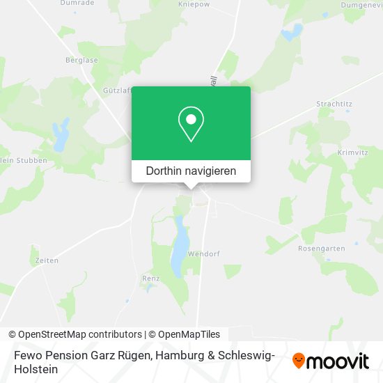 Fewo Pension Garz Rügen Karte