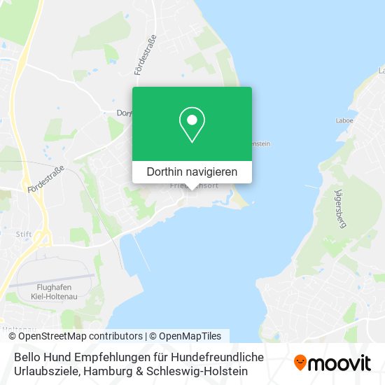Bello Hund Empfehlungen für Hundefreundliche Urlaubsziele Karte