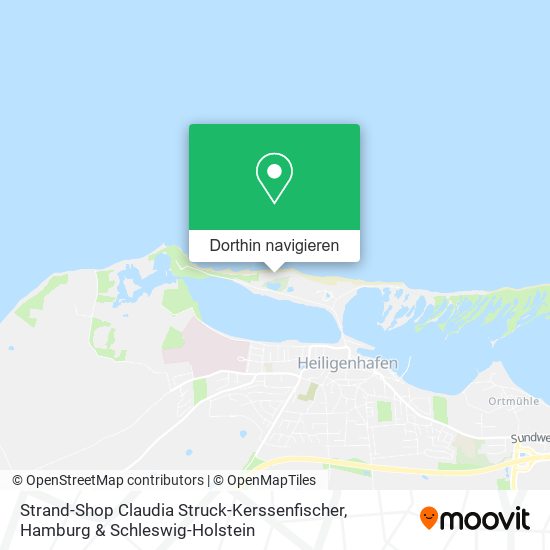 Strand-Shop Claudia Struck-Kerssenfischer Karte