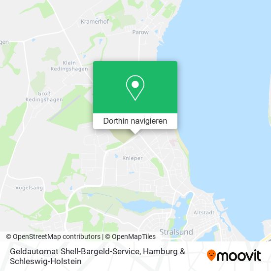 Geldautomat Shell-Bargeld-Service Karte