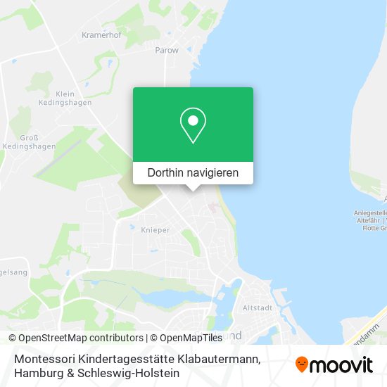 Montessori Kindertagesstätte Klabautermann Karte
