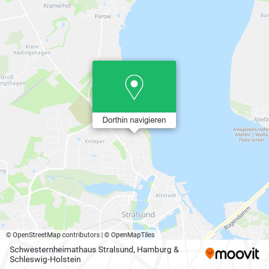 Schwesternheimathaus Stralsund Karte