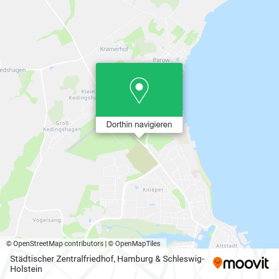 Städtischer Zentralfriedhof Karte