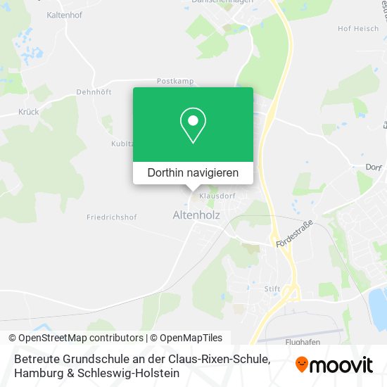Betreute Grundschule an der Claus-Rixen-Schule Karte