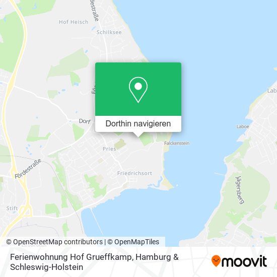 Ferienwohnung Hof Grueffkamp Karte
