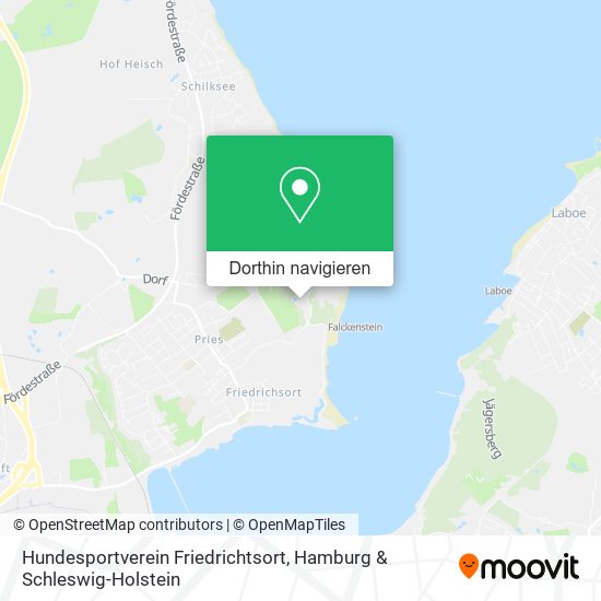 Hundesportverein Friedrichtsort Karte