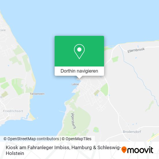 Kiosk am Fahranleger Imbiss Karte
