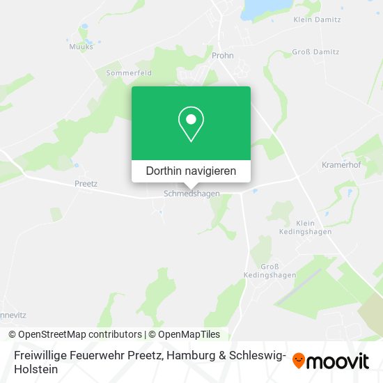 Freiwillige Feuerwehr Preetz Karte