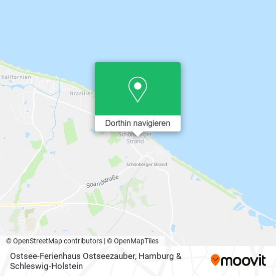 Ostsee-Ferienhaus Ostseezauber Karte