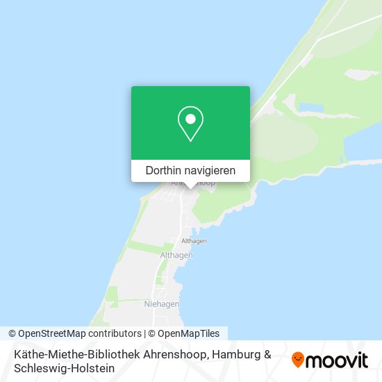 Käthe-Miethe-Bibliothek Ahrenshoop Karte