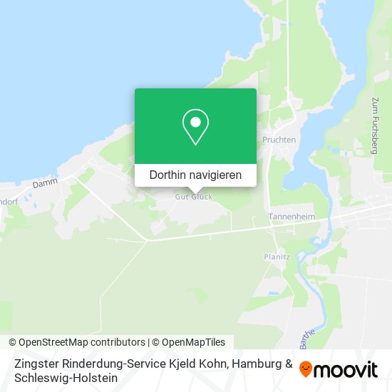 Zingster Rinderdung-Service Kjeld Kohn Karte