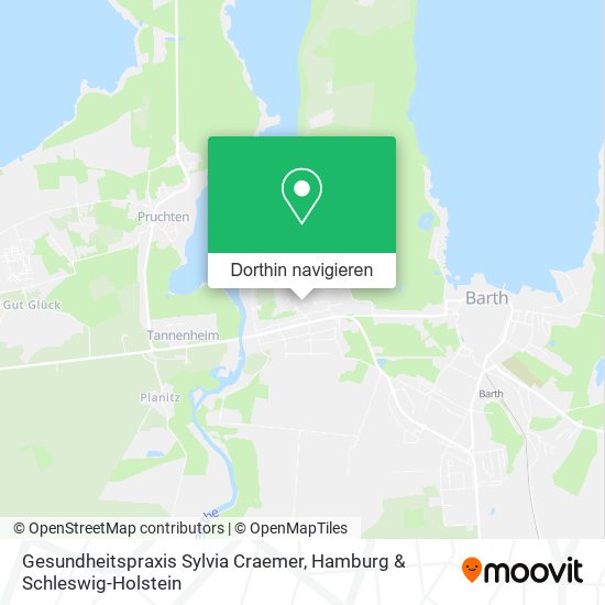 Gesundheitspraxis Sylvia Craemer Karte