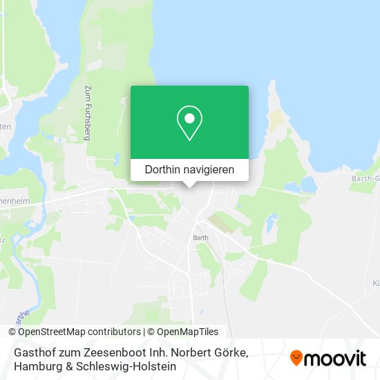 Gasthof zum Zeesenboot Inh. Norbert Görke Karte