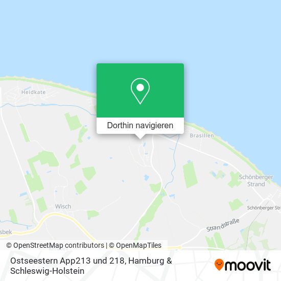 Ostseestern App213 und 218 Karte