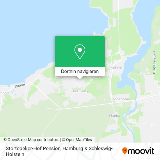 Störtebeker-Hof Pension Karte