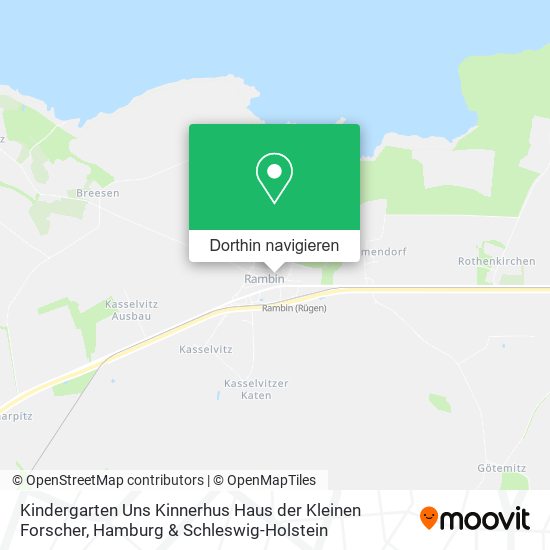 Kindergarten Uns Kinnerhus Haus der Kleinen Forscher Karte